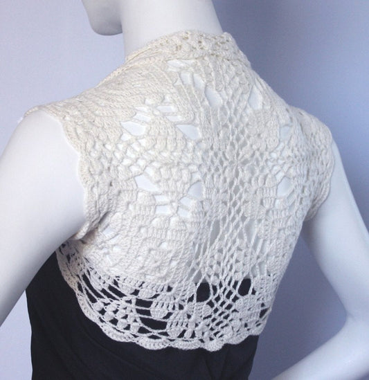 Cashmere bridal bolero shrug -- short jacket size S M L custom 11 colors