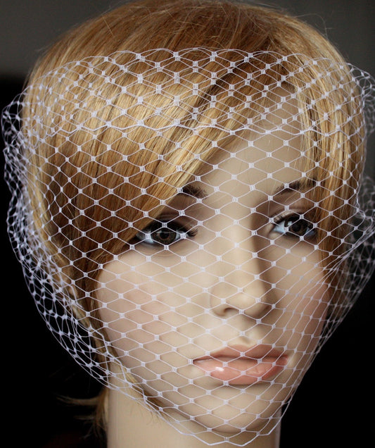 Birdcage Veil Russian netting Bandeau style Wedding