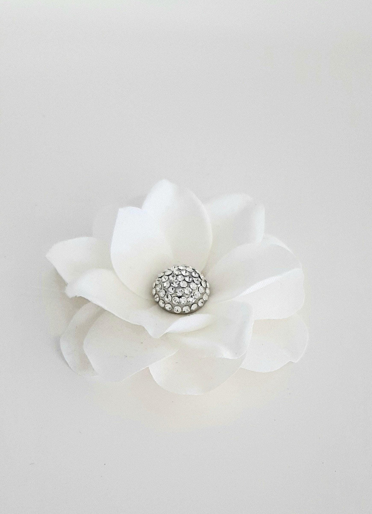 Bridal Fascinator Gardenia hair flower Wedding Ceremony Reception - Evelyn Headpiece