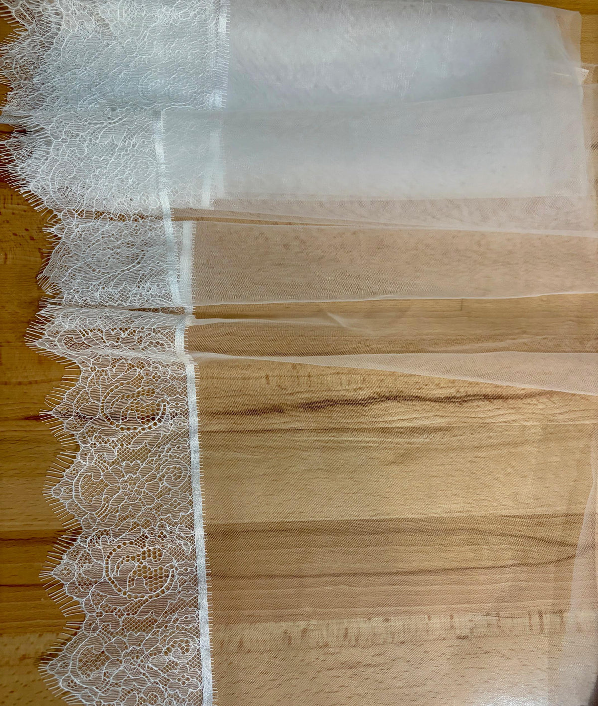 Lace Bridal Scarf – Tulle Wedding Veil Alternative, For Backless Dress